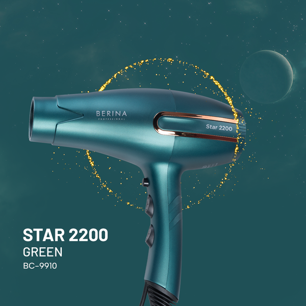 Star 2200W (Green) Hair Dryer