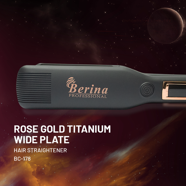 Rose Gold Titanium Wide Plate