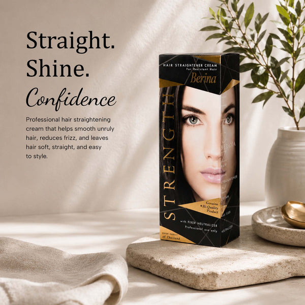 Berina Hair Straightener + Neutralizer (60 gm)