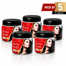 Hair Collagen Treatment Cream Pack of 5 | Deep Hair Repair, Smoothening & Silky Shine